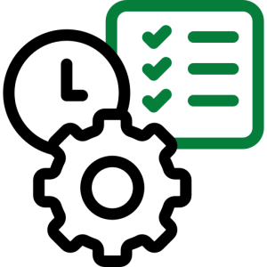 Ícono - Automatización y validación en tiempo real