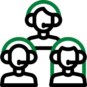 Ícono - Equipo de encuestadores capacitados