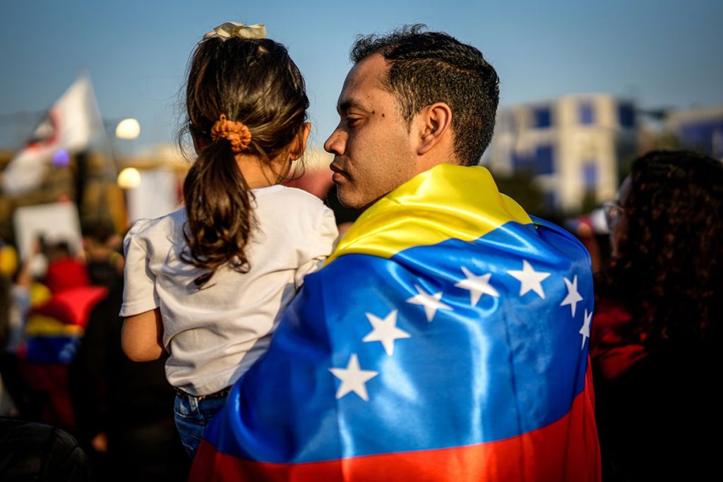 La diáspora venezolana en Perú y Colombia 2024